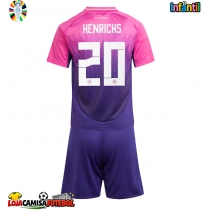 Camisa de Futebol Alemanha Benjamin Henrichs #20 Equipamento Secundário Infantil Europeu 2024 Manga Curta (+ Calças curtas)